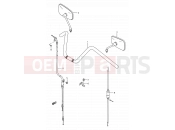 SUZUKI VS1400GLP / VS1400GLF M (1991) Intruder (E03,E28,E33) 45A - HANDLEBAR (VS1400GLPS)