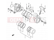 SUZUKI VS1400GLP / VS1400GLF M (1991) Intruder (E03,E28,E33) 47 - FRONT CALIPER