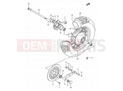 SUZUKI VS1400GLP / VS1400GLF M (1991) Intruder (E03,E28,E33) 56 - REAR WHEEL