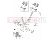 SUZUKI VS1400GLP / VS1400GLF P (1993) Intruder (E03,E28,E33) 6 - CRANKSHAFT