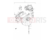 SUZUKI VS1400GLP / VS1400GLF P (1993) Intruder (E03,E28,E33) 14 - AIR CLEANER (REAR)