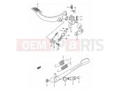 SUZUKI VS1400GLP / VS1400GLF P (1993) Intruder (E03,E28,E33) 33 - PROP STAND - REAR BRAKE