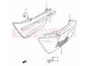 SUZUKI VS1400GLP / VS1400GLF P (1993) Intruder (E03,E28,E33) 39A - FRAME COVER (MODEL N/P/R)