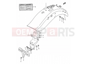 SUZUKI VS1400GLP / VS1400GLF P (1993) Intruder (E03,E28,E33) 55 - REAR FENDER