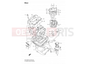 SUZUKI VS1400 K9 (2009) Intruder 2 - CYLINDER HEAD (FRONT)