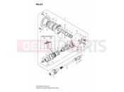 SUZUKI VS1400 K9 (2009) Intruder 24 - PROPELLER SHAFT - FINAL DRIVE GEAR