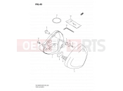SUZUKI VS1400 K9 (2009) Intruder 40 - TOOL HOLDER
