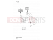 SUZUKI VS1400 K9 (2009) Intruder 49 - WARNING LABEL