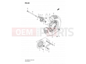 SUZUKI VS1400 K9 (2009) Intruder 58 - REAR WHEEL