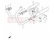 SUZUKI VS800GL N (1992) Intruder (E01,E02,E04,E16,E17,E18,E21,E22,E25,E34,E39,E53) 14 - MUFFLER