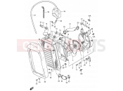 SUZUKI VS800GL N (1992) Intruder (E01,E02,E04,E16,E17,E18,E21,E22,E25,E34,E39,E53) 17 - RADIATOR
