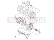 SUZUKI VS800GL N (1992) Intruder (E01,E02,E04,E16,E17,E18,E21,E22,E25,E34,E39,E53) 19 - CLUTCH