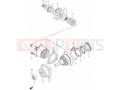 SUZUKI VS800GL N (1992) Intruder (E01,E02,E04,E16,E17,E18,E21,E22,E25,E34,E39,E53) 21 - SECONDARY DRIVE GEAR