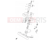 SUZUKI VS800GL P (1993) Intruder (E02,E04,E17,E18,E21,E22,E25,E34,E53) 49 - STEERING STEM (MODEL N/P/R)