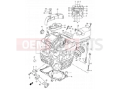 SUZUKI VS800GL R (1994) Intruder (E02,E04,E17,E18,E21,E22,E25,E34,E53) 2 - CYLINDER HEAD (REAR)