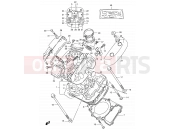SUZUKI VS800GL S (1995) Intruder (E02,E04,E17,E18,E22,E25,E34,E37) 1 - CYLINDER HEAD (FRONT)