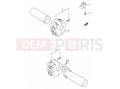 SUZUKI VS800GL S (1995) Intruder (E02,E04,E17,E18,E22,E25,E34,E37) 33A - HANDLE SWITCH (MODEL S/T/V)