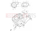 SUZUKI VS800GL V (1997) Intruder (E02,E04,E17,E18,E22,E25,E34,P37) 5 - CRANKCASE COVER