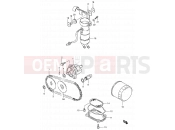 SUZUKI VS800GL V (1997) Intruder (E02,E04,E17,E18,E22,E25,E34,P37) 15 - OIL PUMP - FUEL PUMP