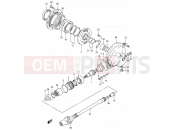 SUZUKI VS800GL X (1999) Intruder 23 - PROPELLER SHAFT - FINAL DRIVE GEAR