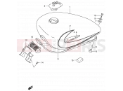 SUZUKI VS800GL X (1999) Intruder 38A - FUEL TANK (MODEL X)