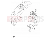 SUZUKI VS800GL X (1999) Intruder 44 - REAR FENDER (MODEL W/X)