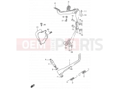 SUZUKI VS800GL X (1999) Intruder 35 - PROP STAND - REAR BRAKE