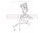 SUZUKI VS800GL K1 (2001) Intruder (E22) 13 - AIR CLEANER (REAR)