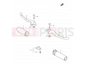 SUZUKI VS800GL K1 (2001) Intruder (E22) 42 - HANDLE LEVER