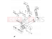 SUZUKI VS800GL K2 (2002) Intruder (E17,E22,E25,E34) 52 - REAR SWINGING ARM