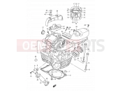SUZUKI VS800GL K3 (2003) Intruder (E17,E22,E25,E34) 2 - CYLINDER HEAD (REAR)