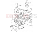 SUZUKI VS800GL K2 (2002) Intruder (E03,E28,E33) 2 - CYLINDER HEAD (REAR)