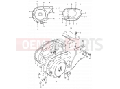 SUZUKI VS800GL K2 (2002) Intruder (E03,E28,E33) 5 - CRANKCASE COVER
