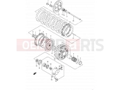 SUZUKI VS800GL K2 (2002) Intruder (E03,E28,E33) 18 - CLUTCH