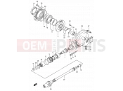 SUZUKI VS800GL K2 (2002) Intruder (E03,E28,E33) 22 - PROPELLER SHAFT - FINAL DRIVE GEAR