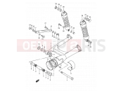 SUZUKI VS800GL K2 (2002) Intruder (E03,E28,E33) 53 - REAR SWINGING ARM