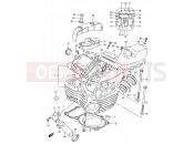 SUZUKI VS800GL P (1993) Intruder (E03,E28,E33) 2 - CYLINDER HEAD (REAR)