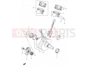 SUZUKI VS800GL R (1994) Intruder (E03,E28,E33) 6 - CRANKSHAFT