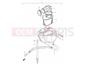 SUZUKI VS800GL R (1994) Intruder (E03,E28,E33) 13 - AIR CLEANER (REAR)