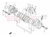 SUZUKI VS800GL R (1994) Intruder (E03,E28,E33) 49A - FRONT CALIPER (MODEL P/R/S/T/V)
