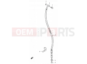 SUZUKI VS800GL S (1995) Intruder (E03,E28,E33) 50 - FRONT BRAKE HOSE