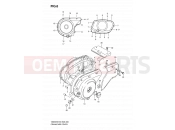SUZUKI VS800 K7 (2007) Intruder 6 - CRANKCASE COVER