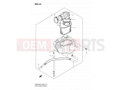 SUZUKI VS800 K7 (2007) Intruder 14 - AIR CLEANER (REAR)