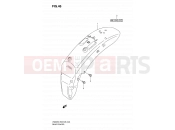 SUZUKI VS800 K8 (2008) Intruder 46 - REAR FENDER