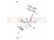 SUZUKI VS800 K9 (2009) Intruder 7 - CRANKSHAFT