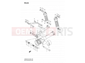 SUZUKI VS800 K9 (2009) Intruder 55 - REAR SWINGING ARM