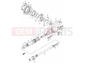 SUZUKI VX800 / VX800U L (1990) 22 - PROPELLER SHAFT - FINAL DRIVE GEAR