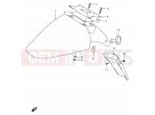 SUZUKI VX800 / VX800U L (1990) 42 - FRONT FENDER