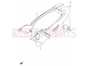 SUZUKI VX800 / VX800U M (1991) 40 - FRAME COVER (MODEL L/M)