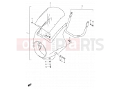 SUZUKI VX800 / VX800U P (1993) 46 - COWLING (OPTIONAL)